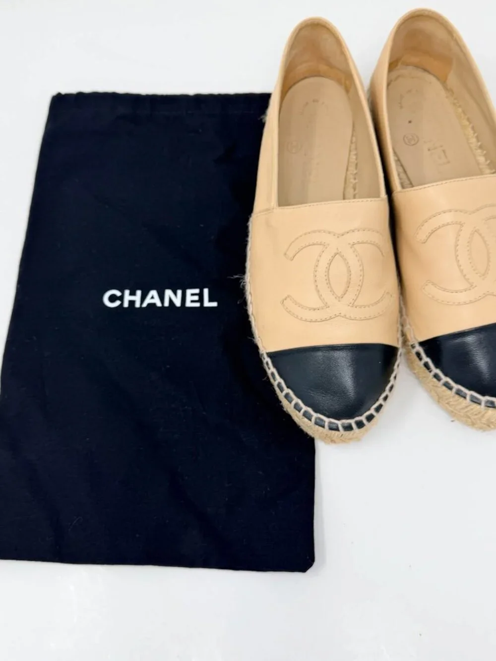 Chanel Lambskin Leather Espadrilles